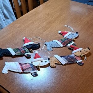 Christmas Dachshund Ornaments